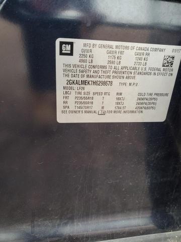 2017 GMC TERRAIN SL - 2GKALMEK7H6298678