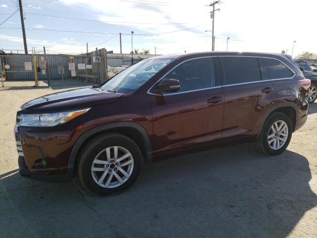 2016 TOYOTA HIGHLANDER LE for Sale | CA - LOS ANGELES | Wed. Mar 27 ...