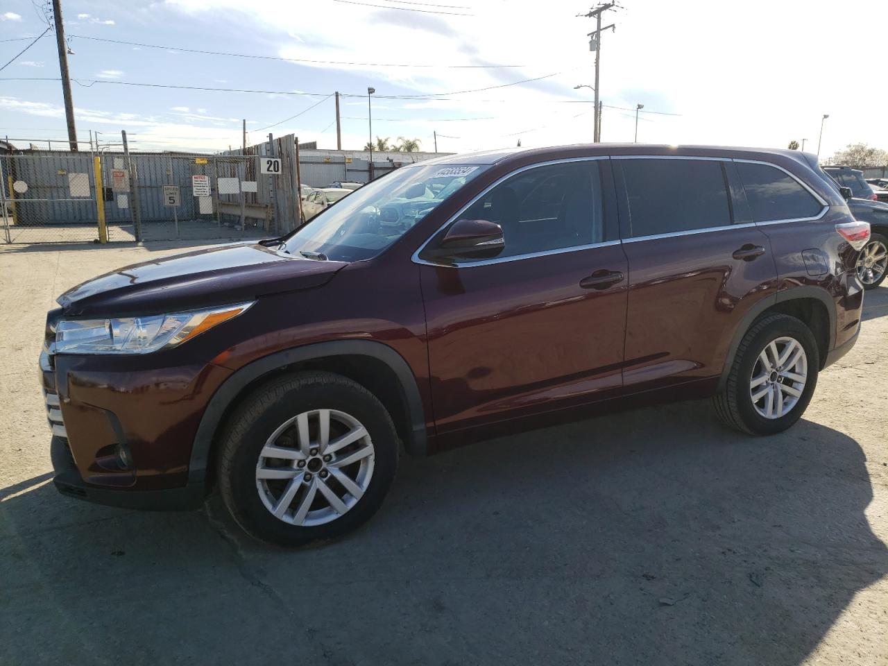 5TDZARFH4GS017798 TOYOTA HIGHLANDER 2016