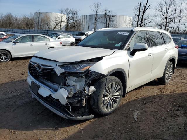 VIN 5TDFZRBH1MS113837 2021 Toyota Highlander, Platinum no.1