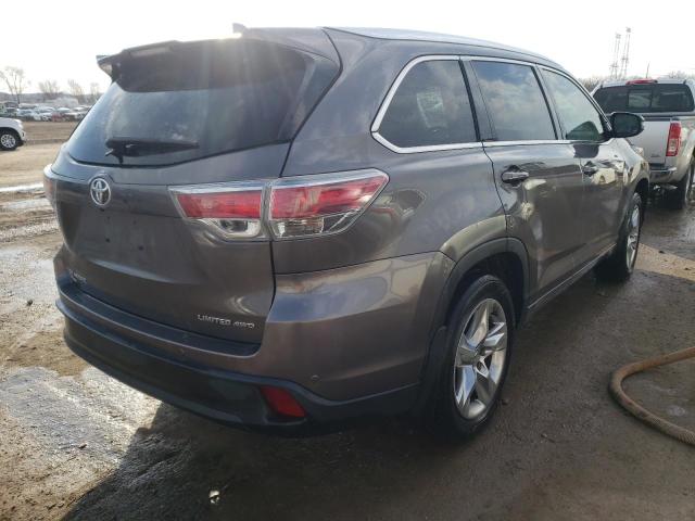 VIN 5TDDKRFH1ES007086 2014 Toyota Highlander, Limited no.3