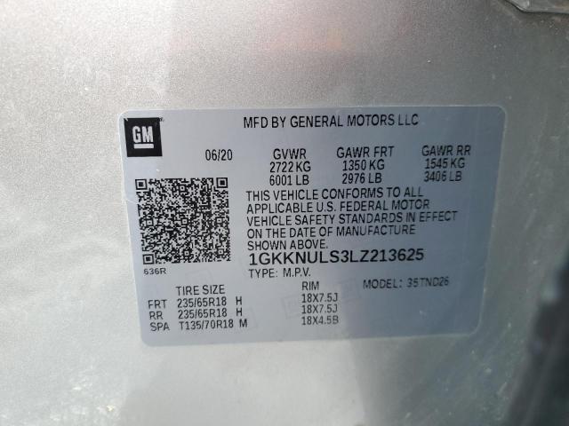 2020 GMC ACADIA SLT - 1GKKNULS3LZ213625