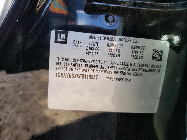 2015 CADILLAC CTS PERFOR - 1G6AY5SX6F0116237