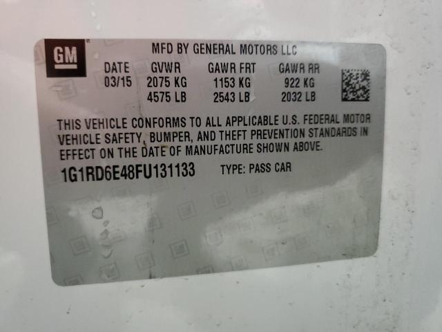 VIN 1G1RD6E48FU131133 2015 Chevrolet Volt no.12