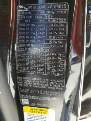 2018 JAGUAR E-PACE S SADFJ2FX9J1Z28302