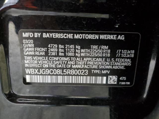 2020 BMW X1 XDRIVE2 WBXJG9C08L5R80023