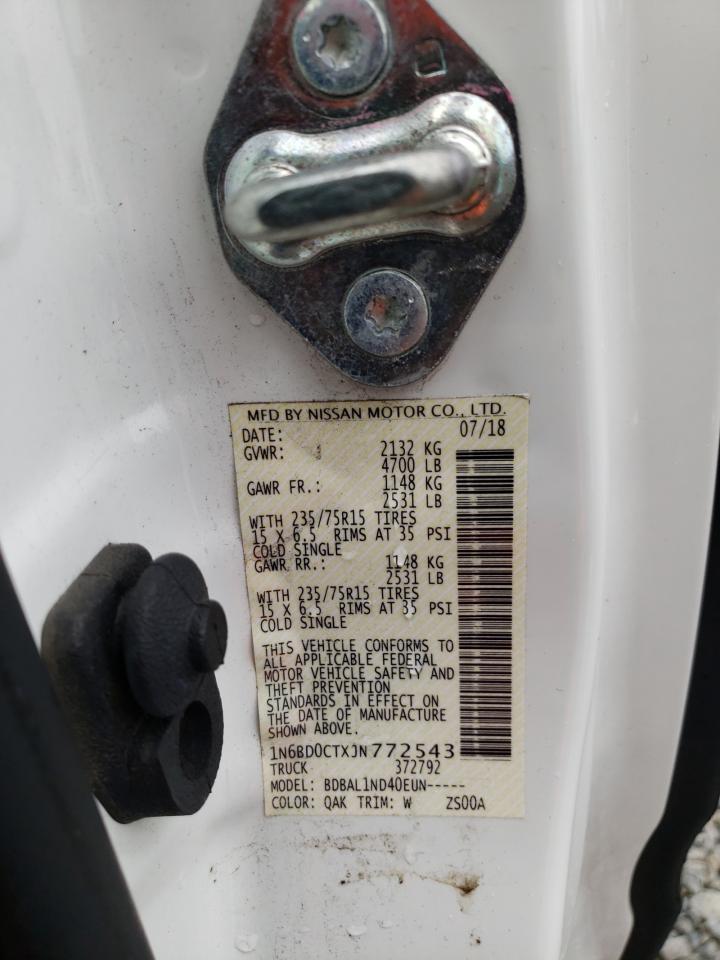 1N6BD0CTXJN772543 NISSAN FRONTIER 2018
