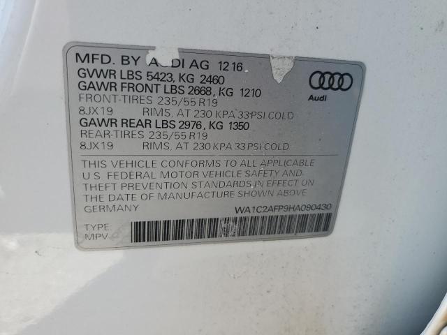 VIN WA1C2AFP9HA090430 2017 Audi Q5, Premium no.12