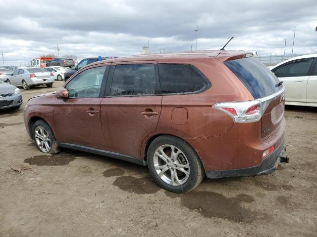 Lot #2429179500 2014 MITSUBISHI OUTLANDER salvage car