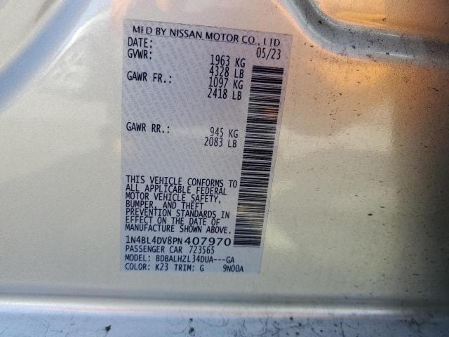 2023 NISSAN ALTIMA SV 1N4BL4DV8PN407970