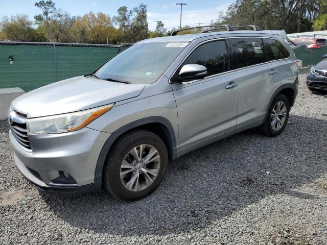 VIN 5TDKKRFH0FS091216 2015 Toyota Highlander, Xle no.1