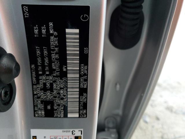 2023 TOYOTA 4RUNNER SE JTENU5JRXP6123120