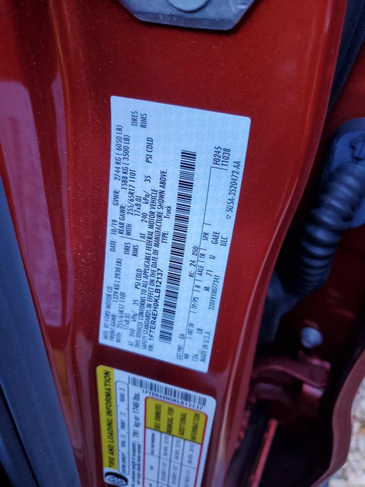 1FTER4EH0KLB12137 FORD RANGER 2019