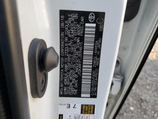 2018 TOYOTA PRIUS HYB JTDKARFP1J3094615