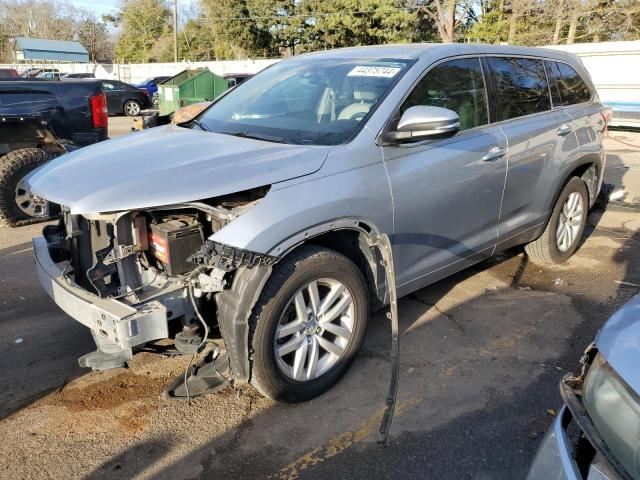 VIN 5TDZARFH3ES005879 2014 Toyota Highlander, LE no.1