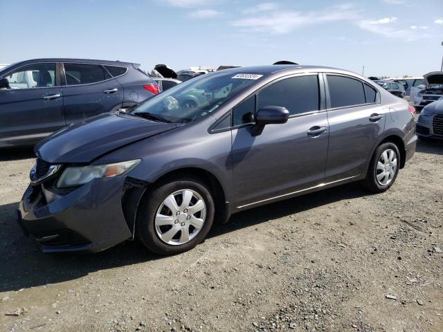 Lot #2459305593 2015 HONDA CIVIC LX salvage car