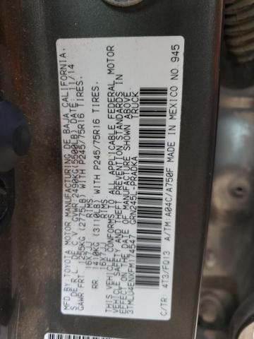 VIN 4T1BF1FKXGU521697 2016 Toyota Camry, SE no.12