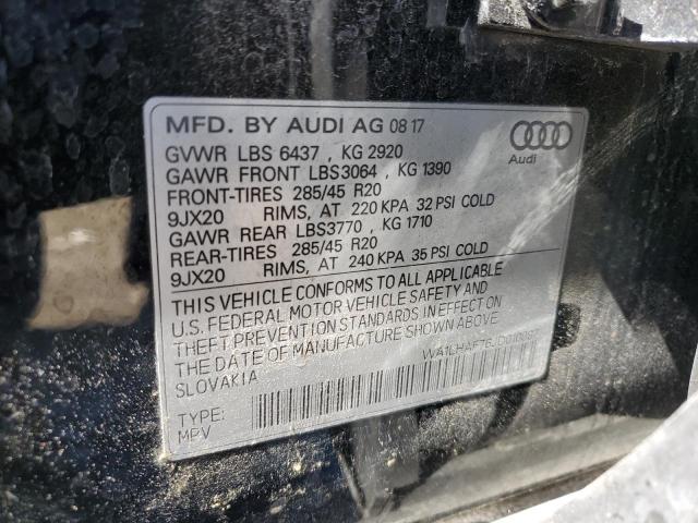 VIN WA1LHAF76JD010097 2018 Audi Q7, Premium Plus no.12