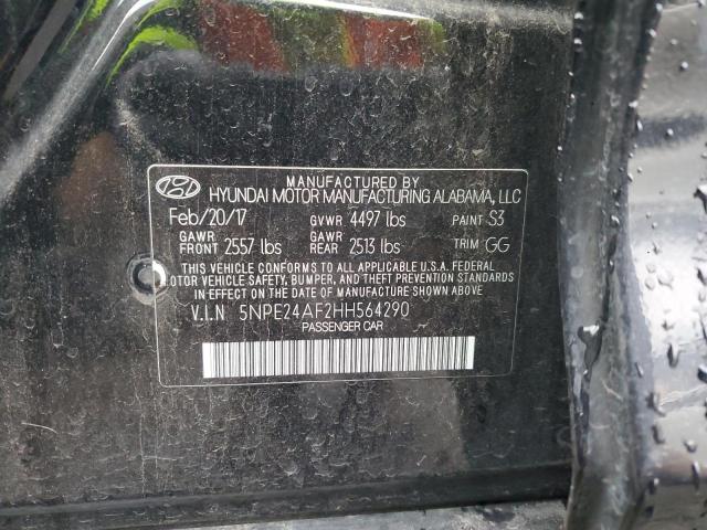 2017 HYUNDAI SONATA SE 5NPE24AF2HH564290