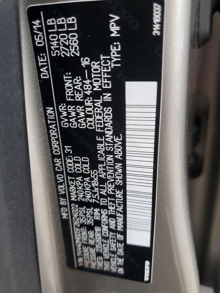yv440mdd5f2624022 YV440MDD5F2624022 2015 Volvo Xc60 T5 Platinum