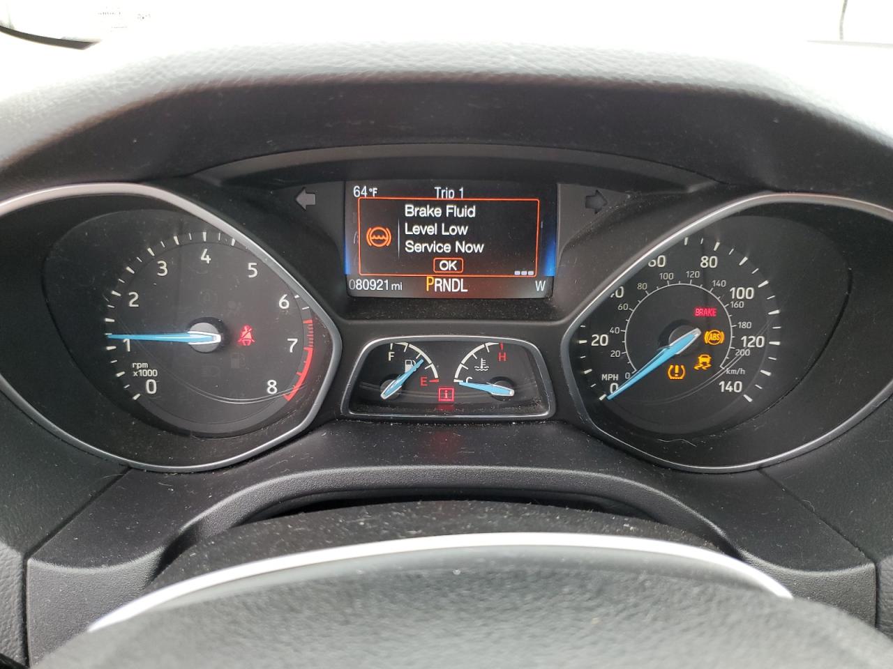 1FADP3F25HL217969 FORD FOCUS 2017