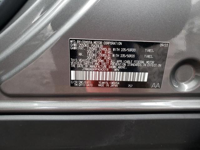 2023 SUBARU SOLTERRA P JTMABABA9PA042018