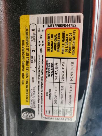 2016 FORD F150 - 1FTMF1EF6GFD44782