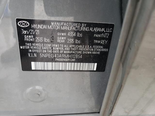 2021 HYUNDAI SONATA SE 5NPEG4JA9MH112854