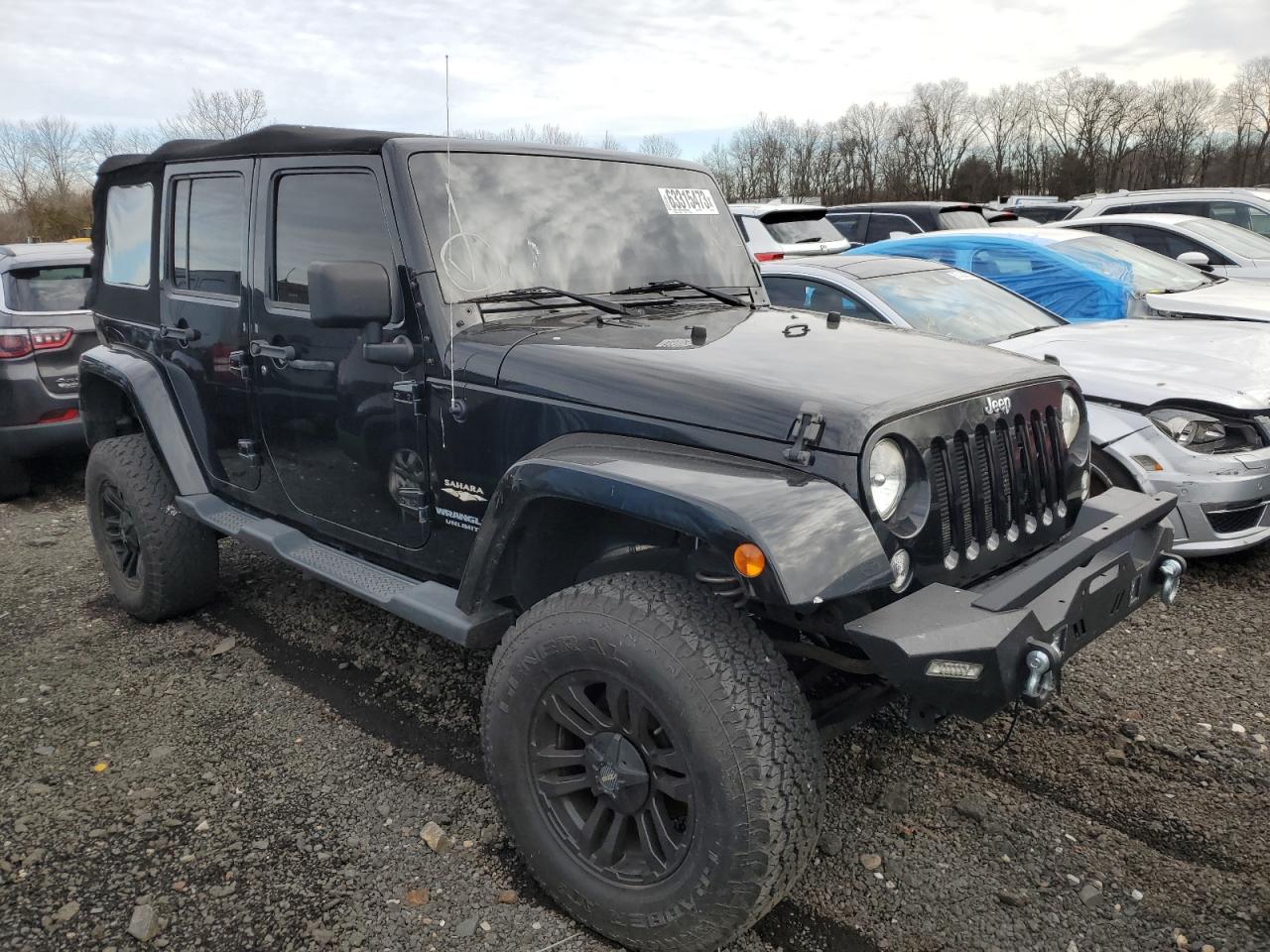 2014 Jeep Wrangler Unlimited Sahara vin: 1C4BJWEG6EL109616