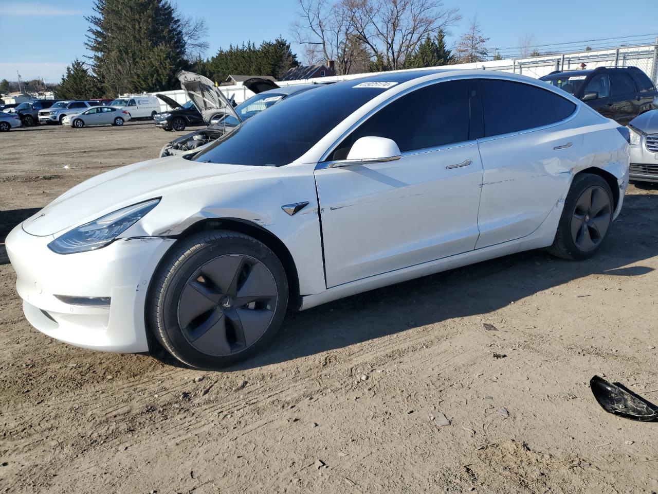 Lot #2409451904 2020 TESLA MODEL 3