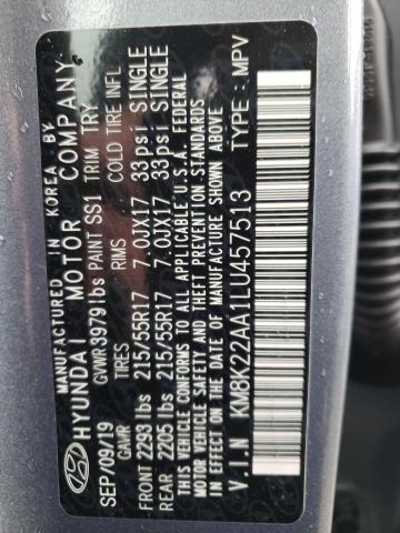 2020 HYUNDAI KONA SEL KM8K22AA1LU457513