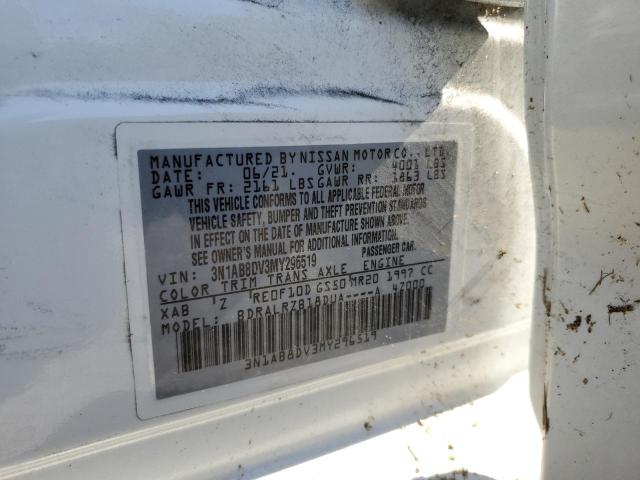 2021 NISSAN SENTRA SR 3N1AB8DV3MY296519