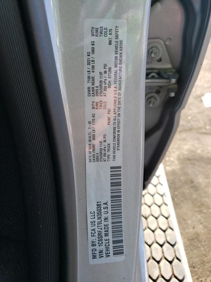 1C6SRFJT9LN350381 RAM 1500 2020