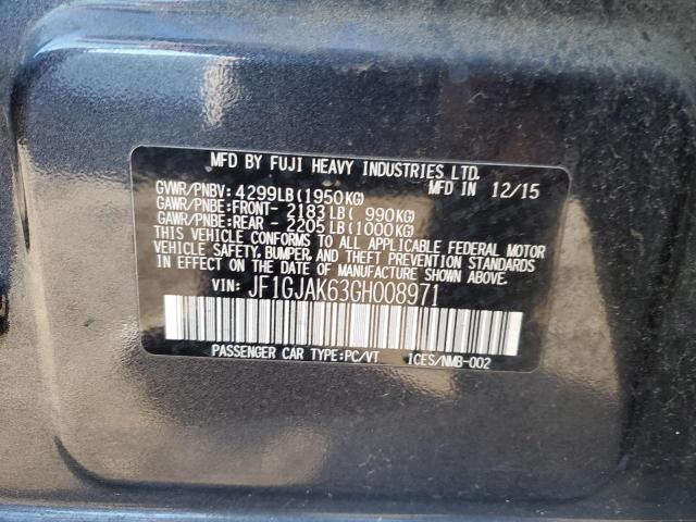 2016 SUBARU IMPREZA LI - JF1GJAK63GH008971