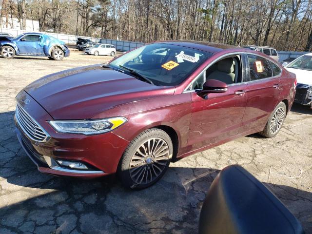 Lot #2409146890 2017 FORD FUSION SE salvage car