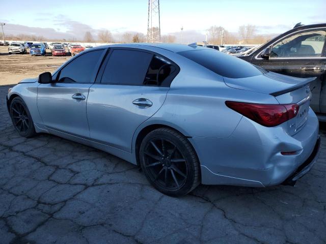 INFINITI Q50 BASE 2015 silver sedan 4d gas JN1BV7AR2FM399384 photo #3