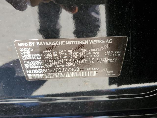 VIN 5UXKR6C57F0J77368 2015 BMW X5, Xdrive50I no.13