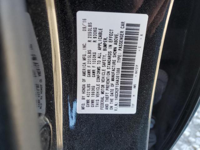 2017 HONDA ACCORD SPO - 1HGCR2F15HA061088
