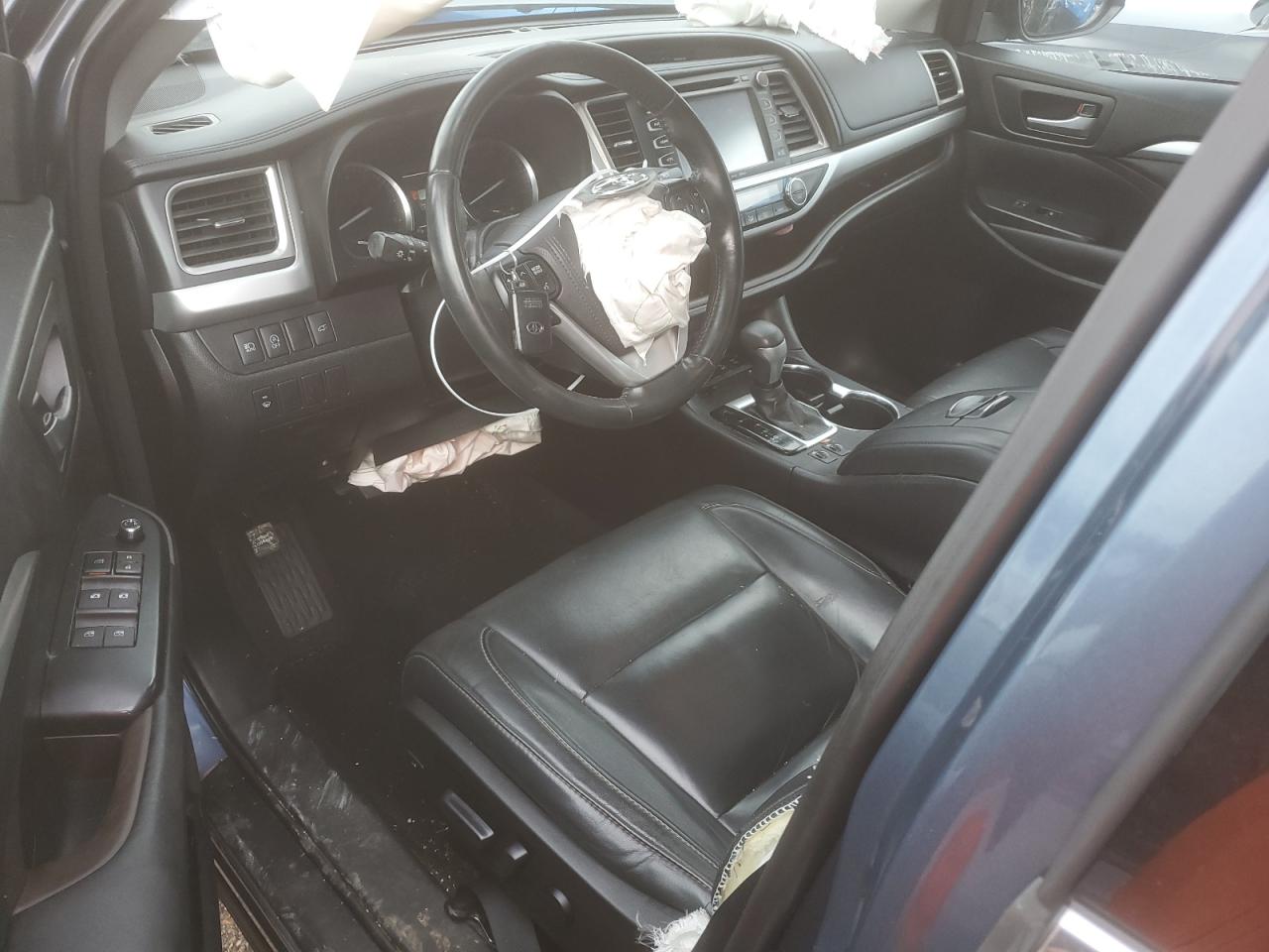 5TDJZRFH3HS511142 TOYOTA HIGHLANDER 2017