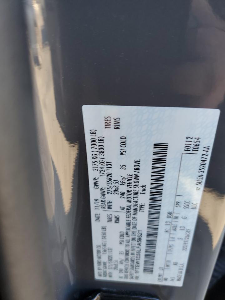 1FTEW1E56LFA59621 FORD F-150 2020