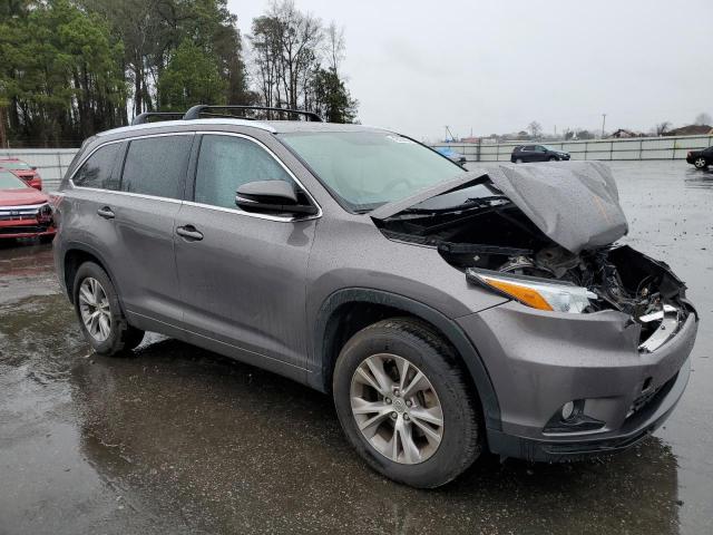 VIN 5TDKKRFH5FS111203 2015 Toyota Highlander, Xle no.4