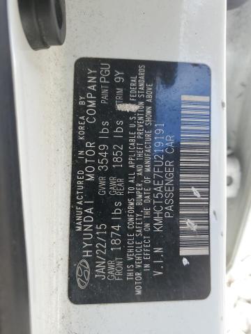 2015 HYUNDAI ACCENT GS KMHCT5AE7FU219191