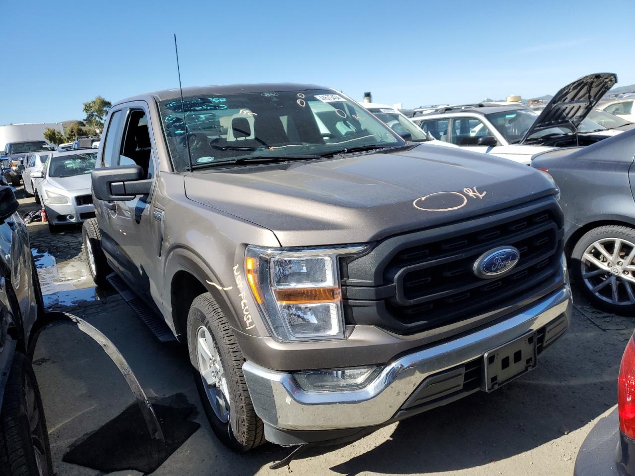 1FTEX1CB8MKE44595 FORD F-150 2021