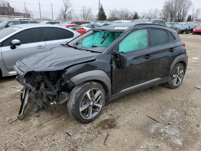 Lot #2436360948 2019 HYUNDAI KONA LIMIT salvage car