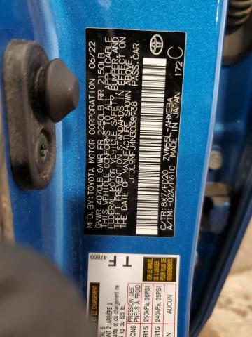 2022 TOYOTA PRIUS LE JTDL9MFU4N3038938
