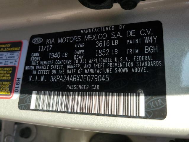 2018 KIA RIO LX 3KPA24ABXJE079045