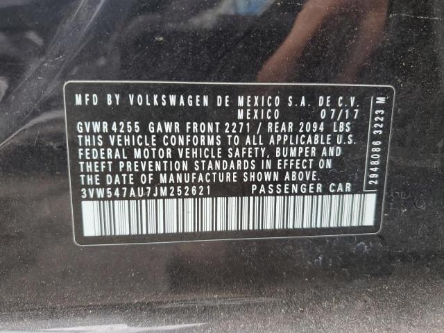 2018 VOLKSWAGEN GTI S 3VW547AU7JM252621