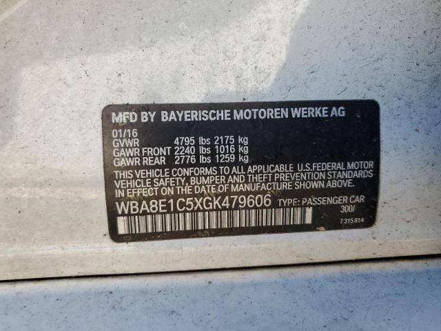 2016 BMW 330E - WBA8E1C5XGK479606