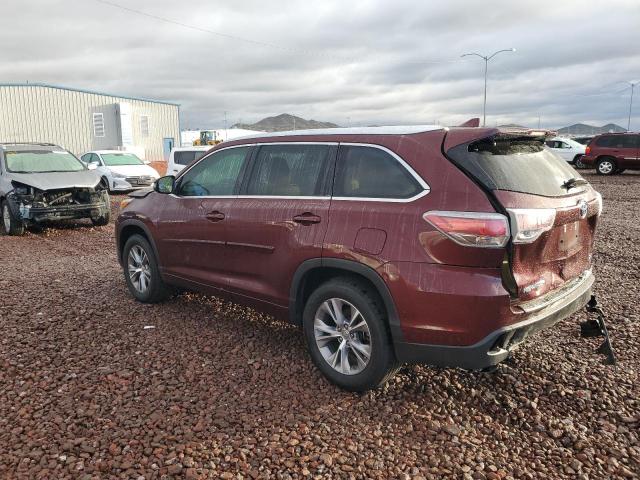 VIN 5TDKKRFH9FS108188 2015 Toyota Highlander, Xle no.2