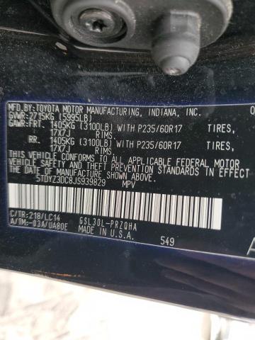 2018 TOYOTA SIENNA XLE 5TDYZ3DC8JS939829